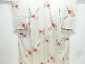 アンティーク　花模様着物